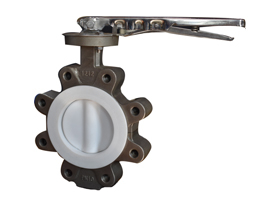 C30 series midline lining fluorine butterfly valve